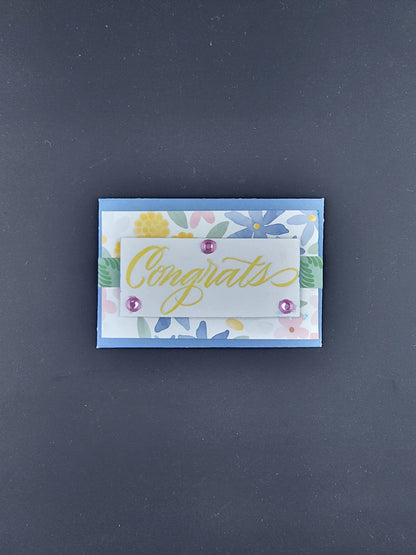 Congrats Gift Card Holder