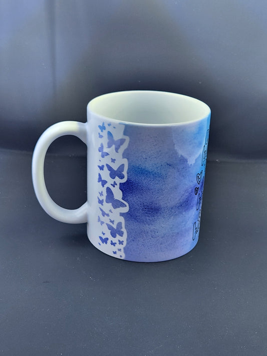 Create Beautiful Things Butterfly Handmade Mug