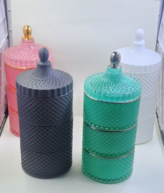 Handmade Geo Stackable Candle Jars - Limited Edition