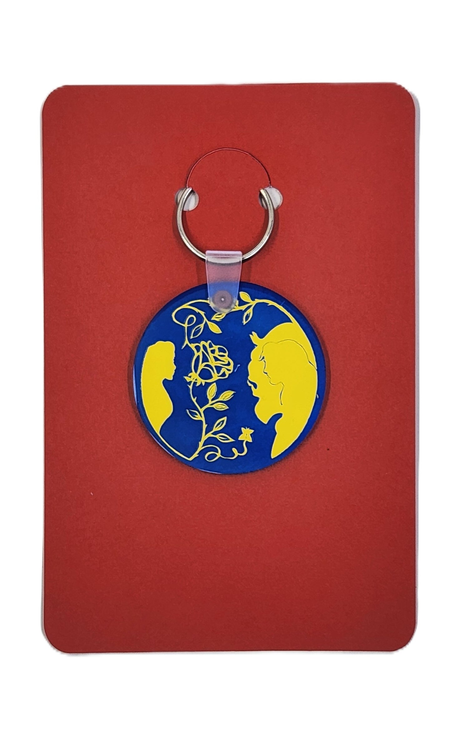 Beauty and the Beast Keyring