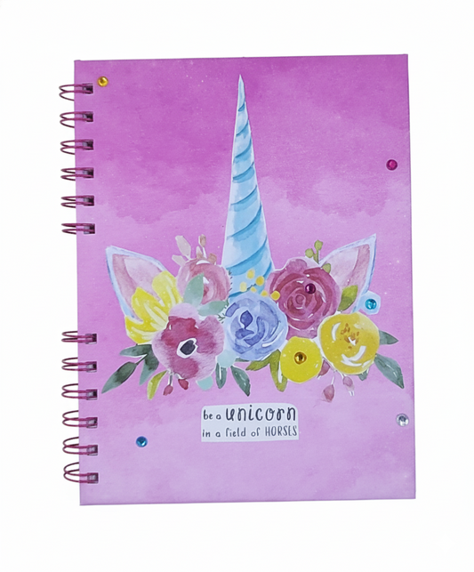 Handmade Unicorn Notebook
