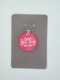 Handmade Pink Lotus Keyring