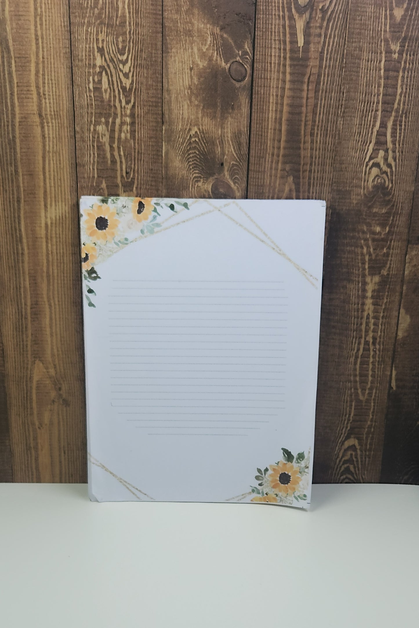 Handmade Sunflower 6x8 inch Notepad
