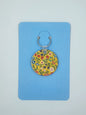 Handmade Yellow Floral Keyring
