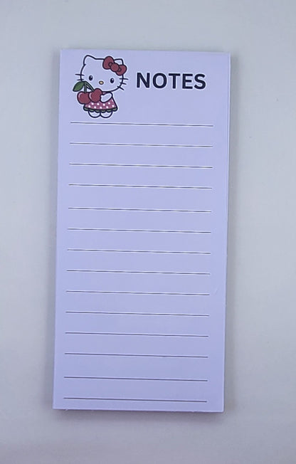 Hello Kitty Handmade Slim Notepad