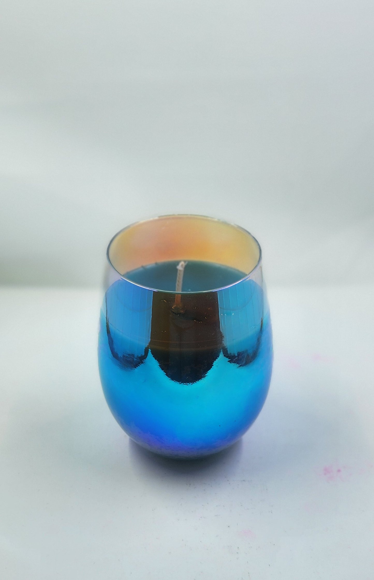 Handmade Candle - Hologram Celeste Jar