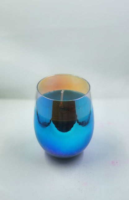 Handmade Candle - Hologram Celeste Jar
