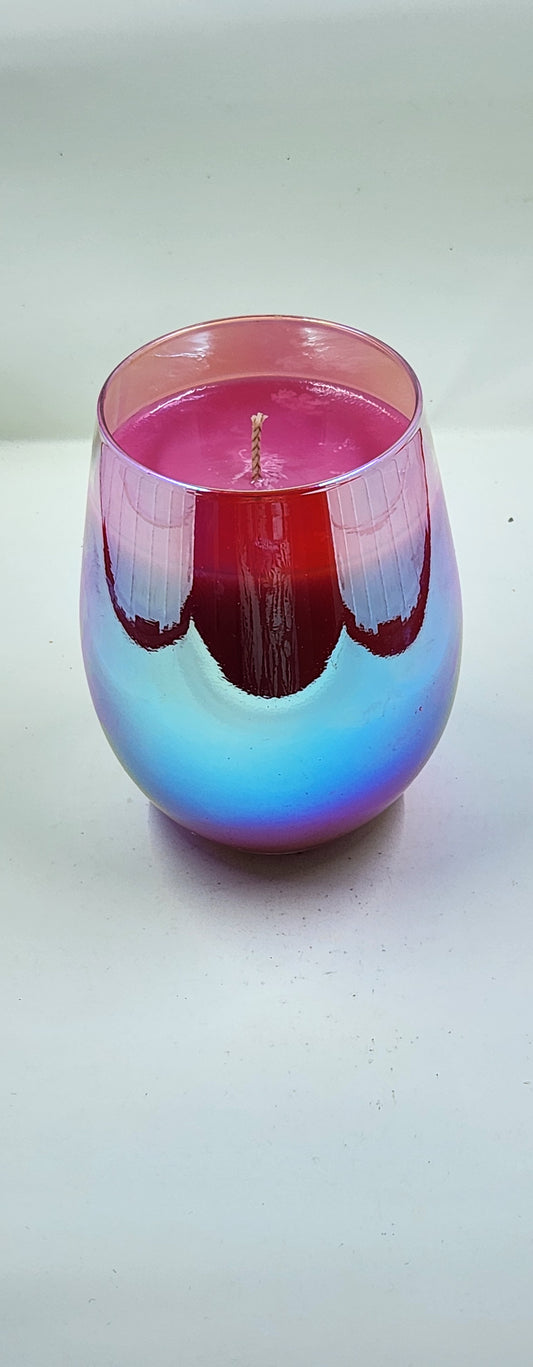 Handmade Candle - Hologram Celeste Jar