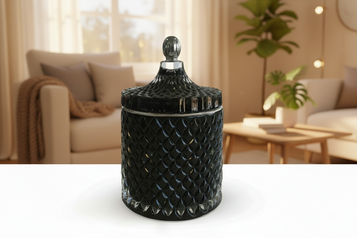 Large Geo Cut Hand-poured Candles Aquarian Designs