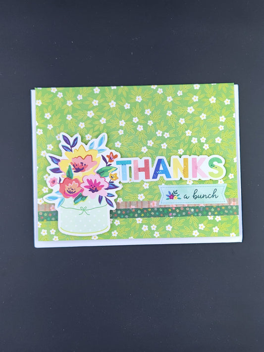 Thanks A Bunch Handmade Card