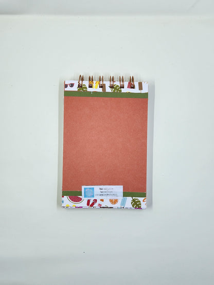 Treat Yourself Summer Themed Handmade Notepad