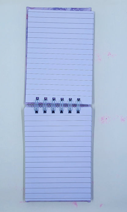 Unicorn notepad inside lined pages