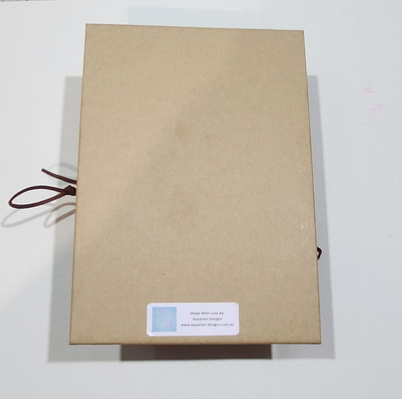 Photo Book back cover with branding
