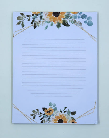 Sunny Sunflower Handmade Stationery Bundle